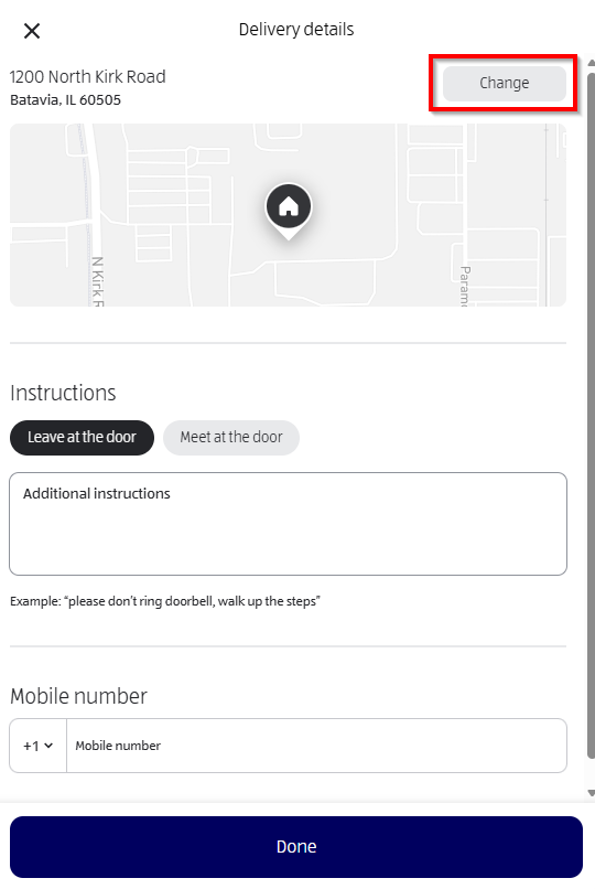 Changing The Delivery Address On An Order I Customer Support ALDI